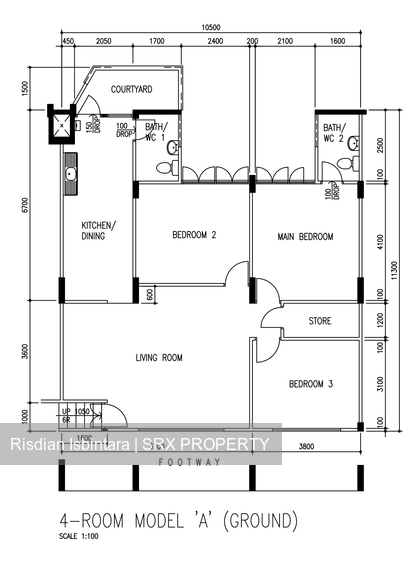 Blk 601 Hougang Avenue 4 (Hougang), HDB 4 Rooms #194688382